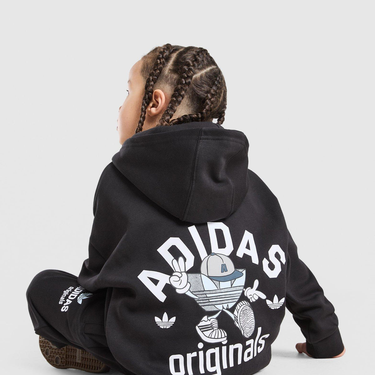 Black adidas Treffy Graphic Tracksuit Children - JD Sports Malaysia