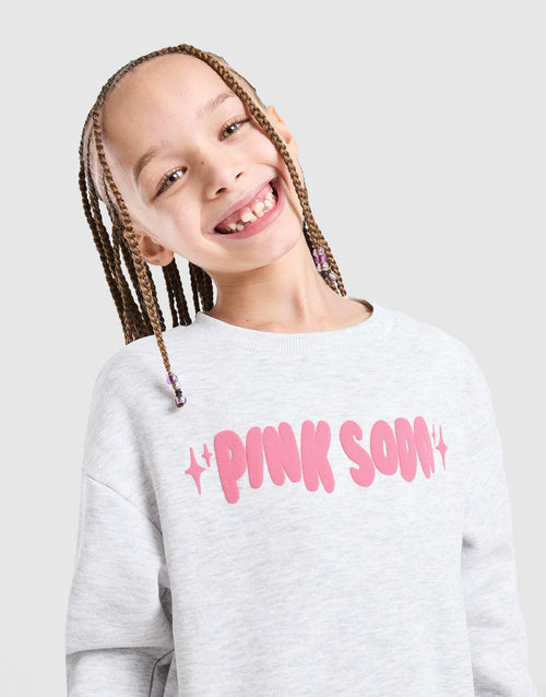 Girls' Fade Crew/Joggers Tracksuit Children