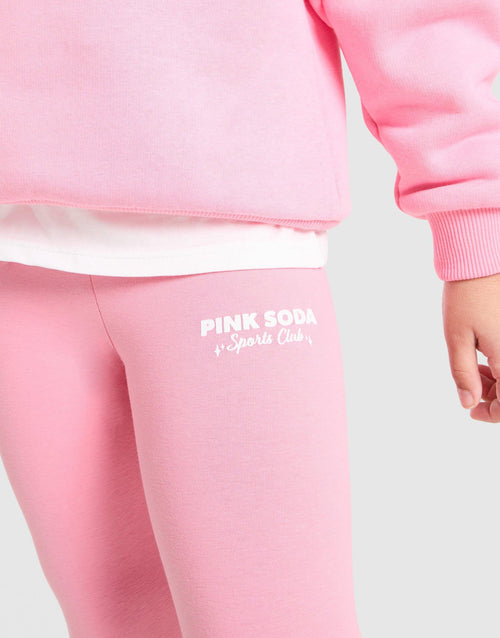 Girls Sporty Crew Sweatshirt/Leggings Set Children