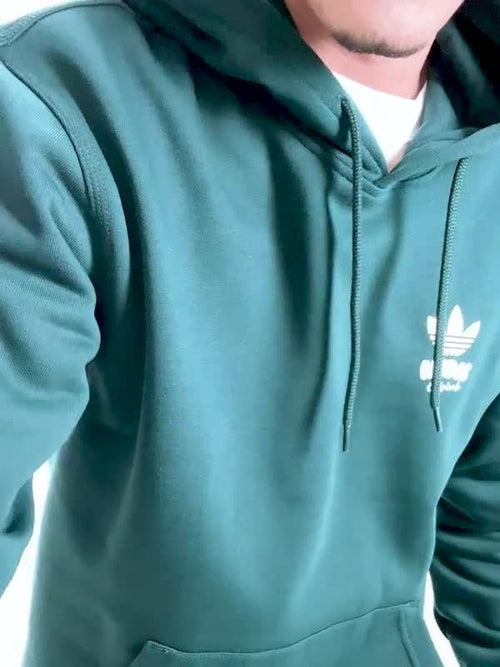 Trefoil Bubble Oversized Hoodie