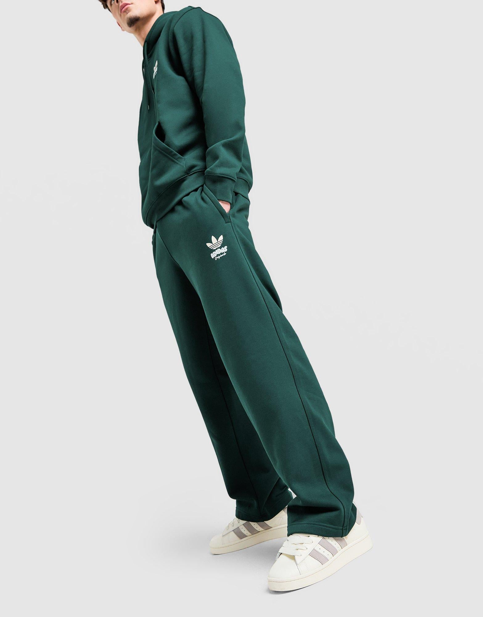 Trefoil Bubble Open Hem Joggers