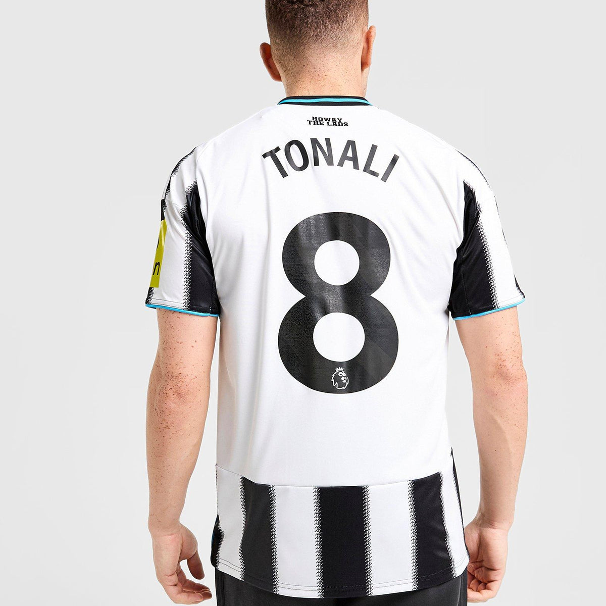 Black adidas Newcastle United FC 2025/26 Tonali #8 Home Shirt - JD ...