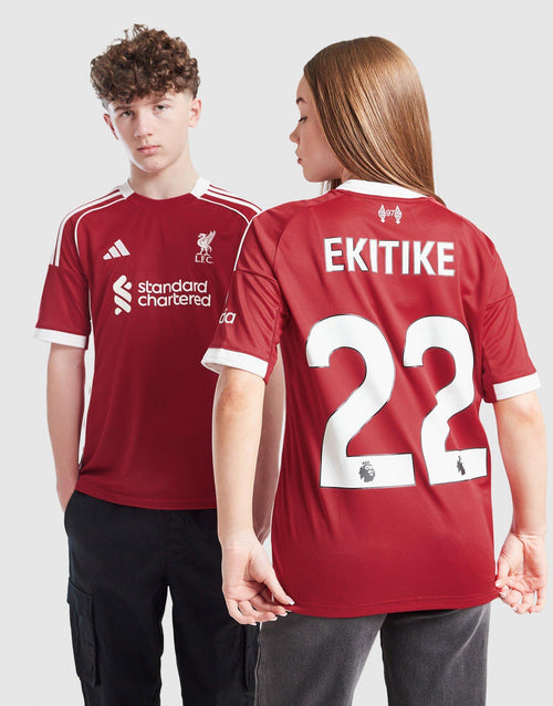 Liverpool FC 2025/26 Ekitike #22 Home Shirt Junior