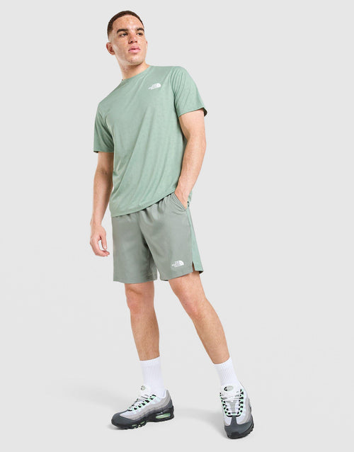 Embossed Panel Shorts