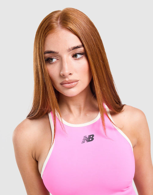 Running Fitted Crop Tank Top