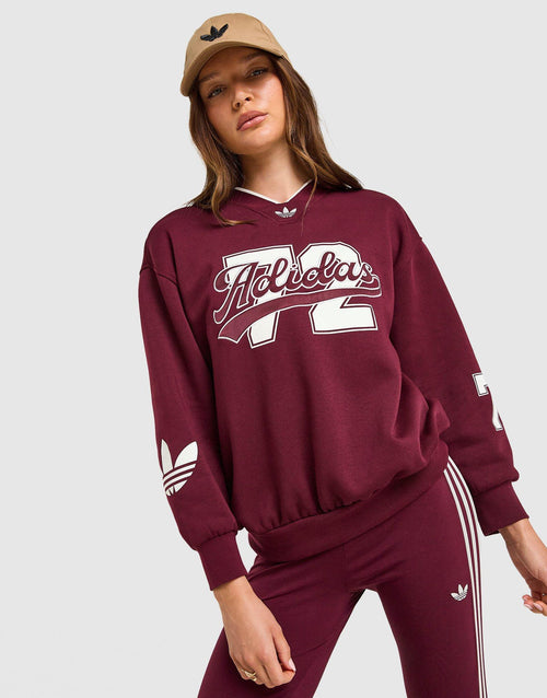 Varsity V Neck Sweatshirt