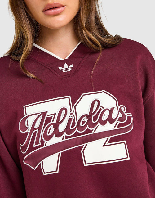 Varsity V Neck Sweatshirt