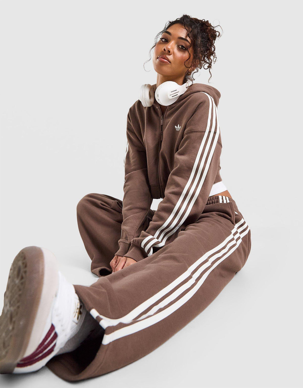 3-Stripes Wide Leg Joggers