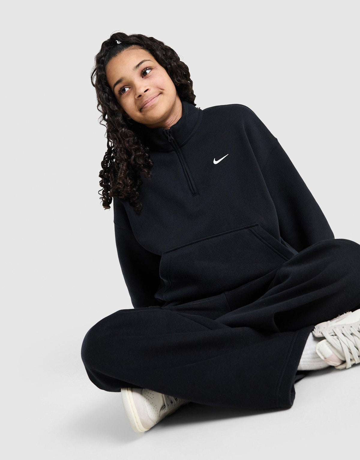 Girls' Studio Fleece 1/4 Zip Sweatshirt Junior