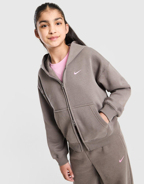 Girls' Studio Fleece Full Zip Hoodie Junior
