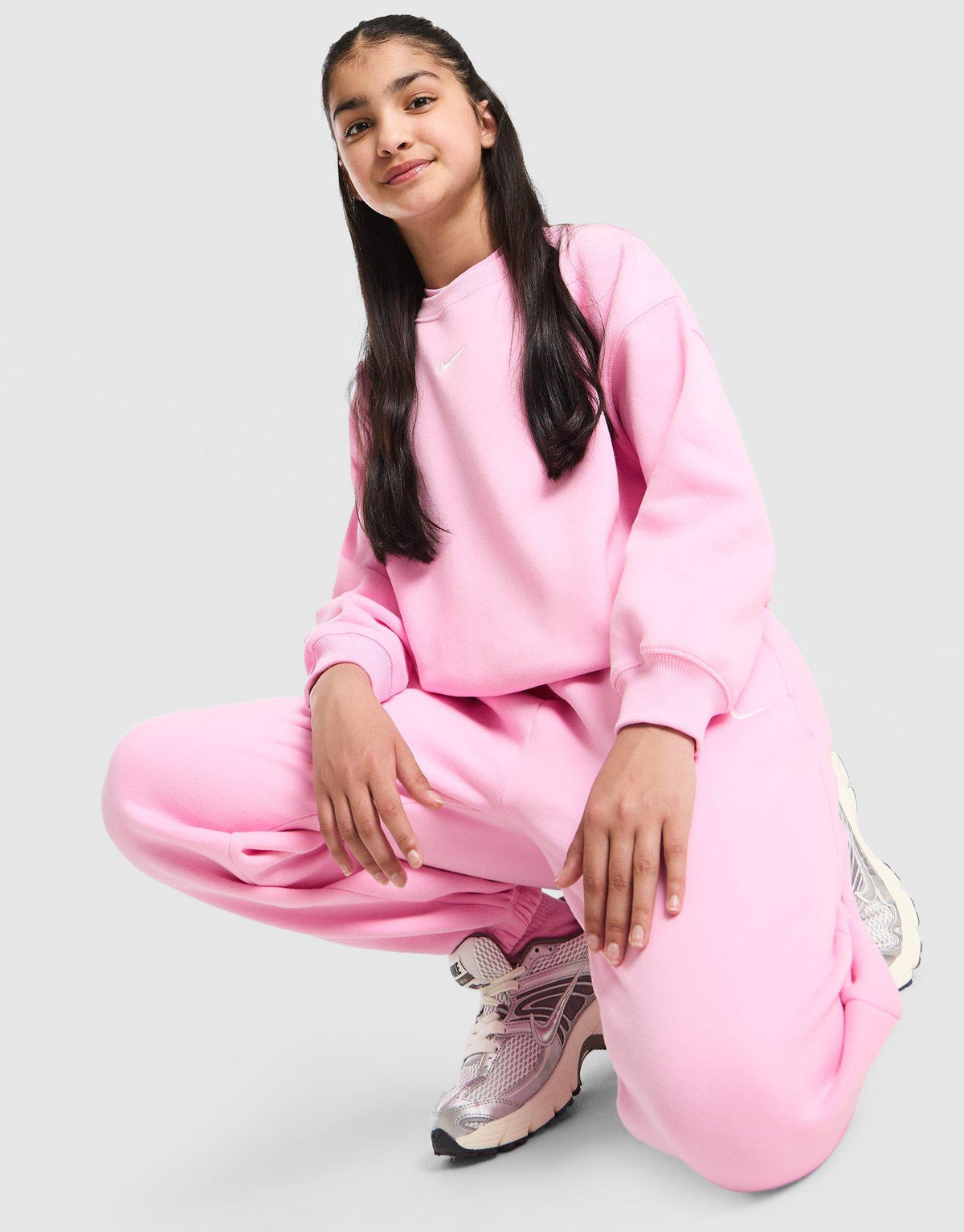 Girls' Studio Fleece Crew Sweatshirt Junior