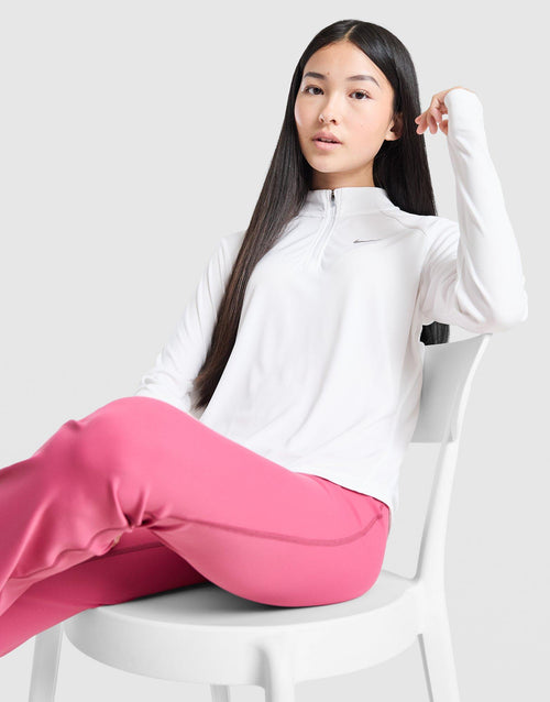 Girls' Long Sleeve 1/2 Zip Top Junior