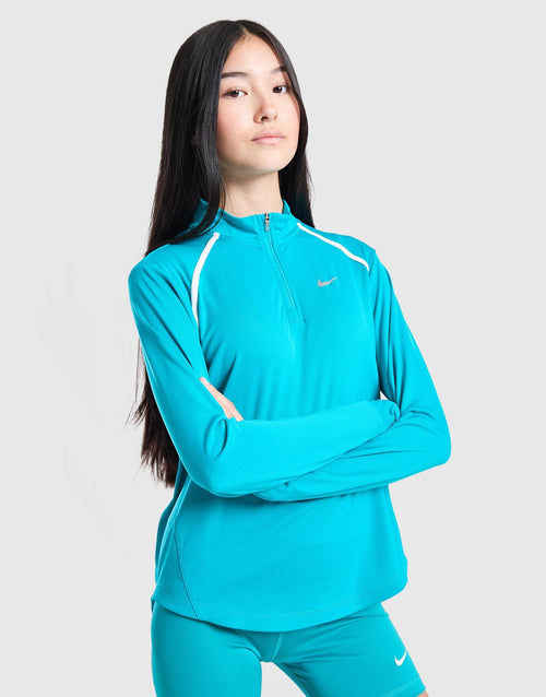 Girls' Long Sleeve 1/2 Zip Top Junior