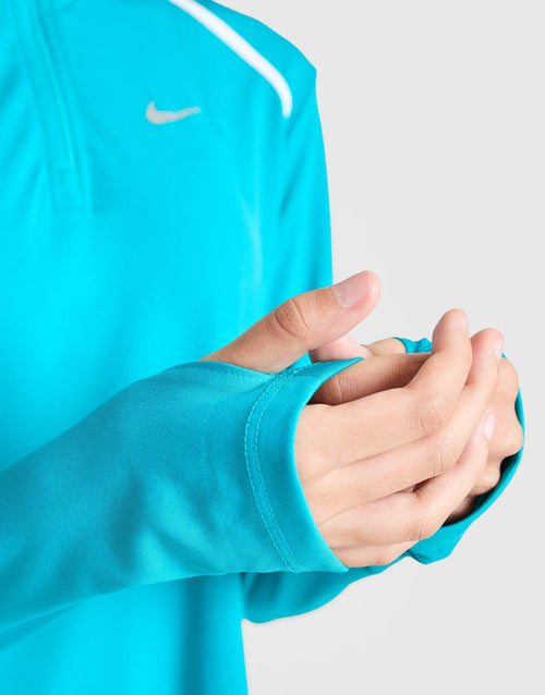 Girls' Long Sleeve 1/2 Zip Top Junior