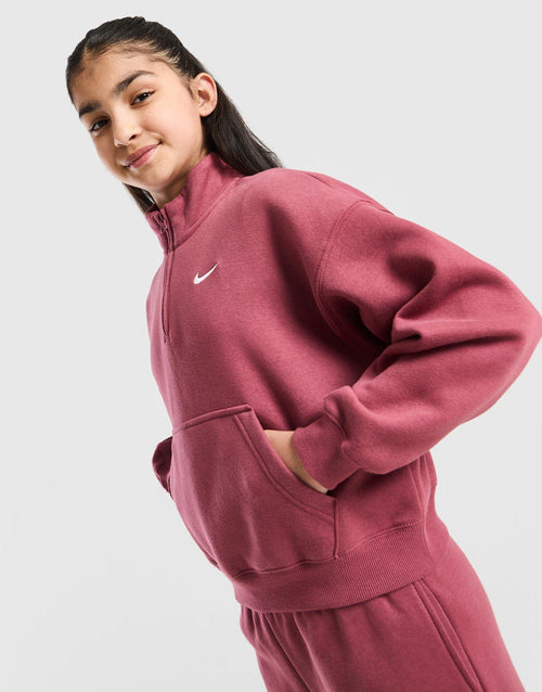 Girls' Studio Fleece 1/4 Zip Sweatshirt Junior