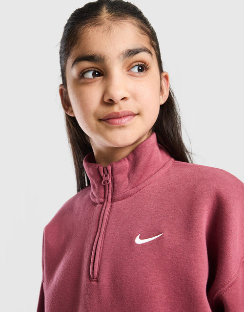 Girls' Studio Fleece 1/4 Zip Sweatshirt Junior