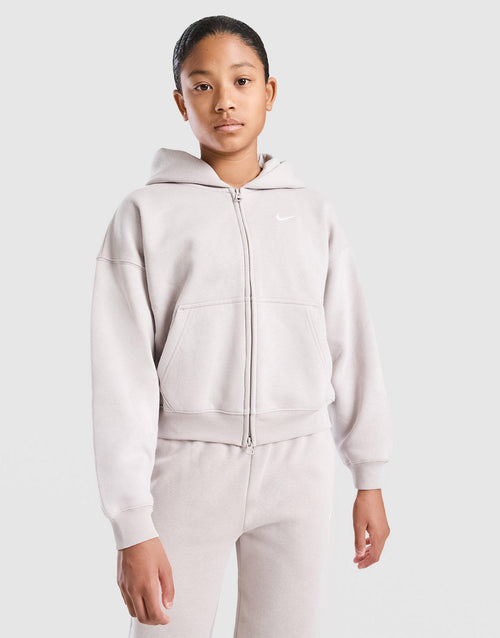 Girls' Studio Fleece Full Zip Hoodie Junior