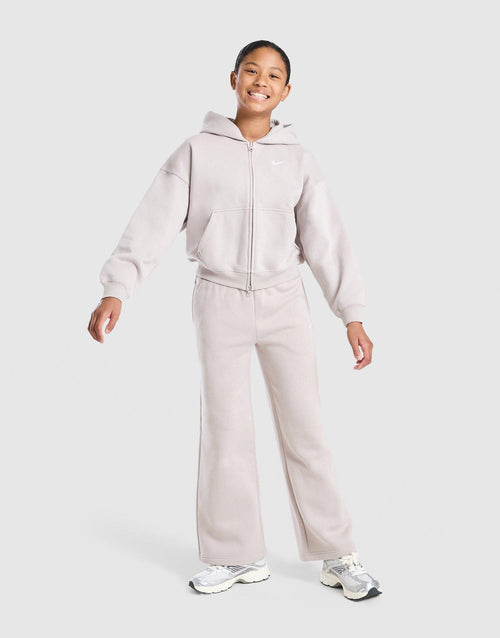 Girls' Studio Fleece Full Zip Hoodie Junior