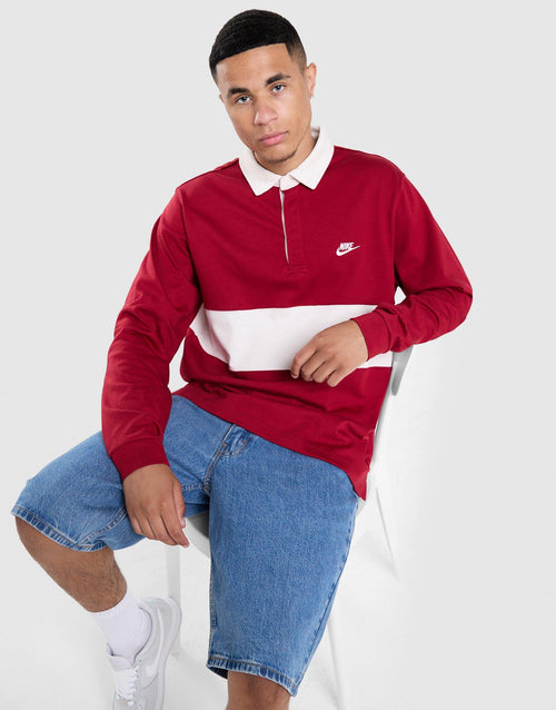 Rugby Long Sleeve Polo Shirt
