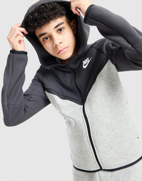 Tech Mix Full Zip Hoodie Junior