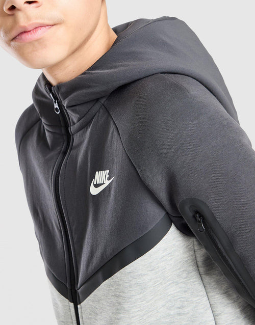 Tech Mix Full Zip Hoodie Junior