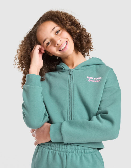 Girls' Holiday Cropped Hoodie Junior's