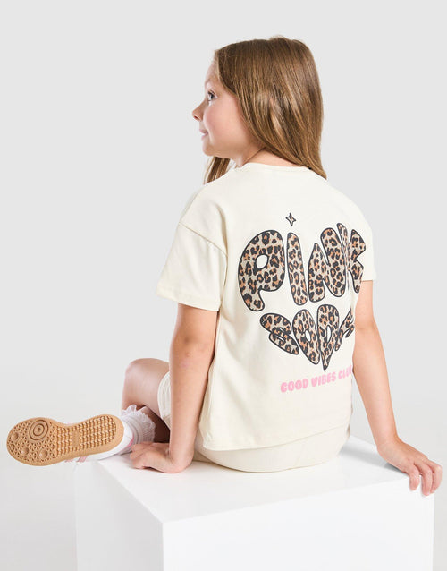 Girls' Leopard T-Shirt/Shorts Set Children