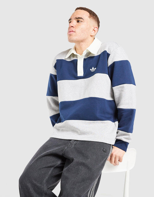 Long Sleeve Rugby Crew Sweatshirt