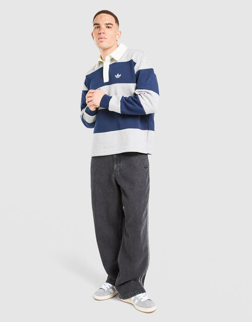 Long Sleeve Rugby Crew Sweatshirt