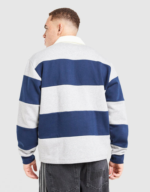 Long Sleeve Rugby Crew Sweatshirt
