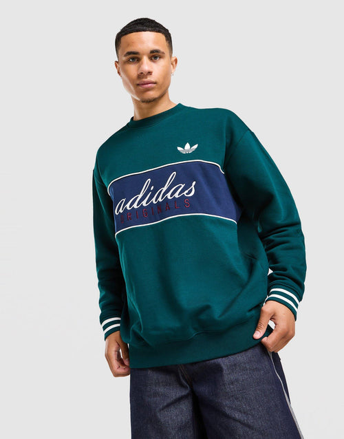 Colour Block Crew Sweatshirt