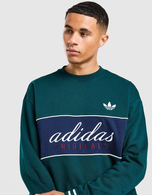 Colour Block Crew Sweatshirt
