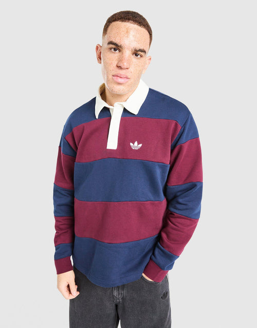 Long Sleeve Rugby Crew Sweatshirt