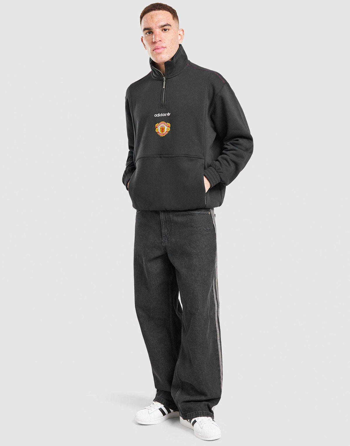Manchester United FC EQT 1/2 Zip Sweatshirt