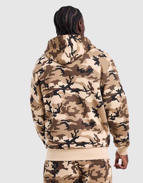 Camo Iron All Over Print Full Zip Hoodie