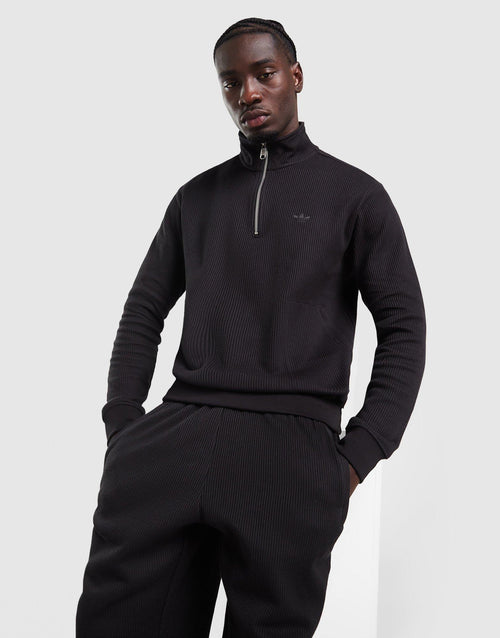 Waffle 1/4 Zip Sweatshirt
