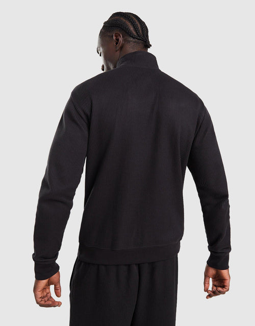 Waffle 1/4 Zip Sweatshirt