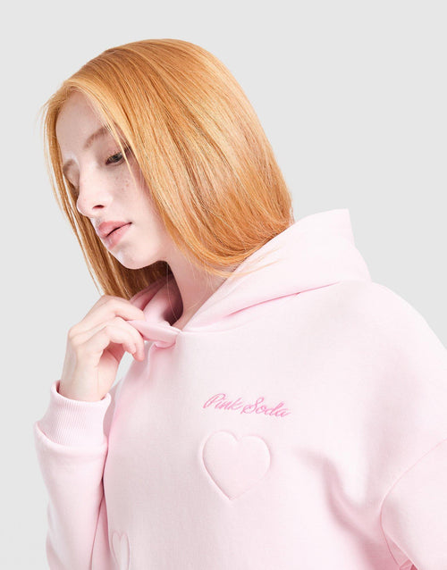Girls' Heart Stitch Hoodie Junior
