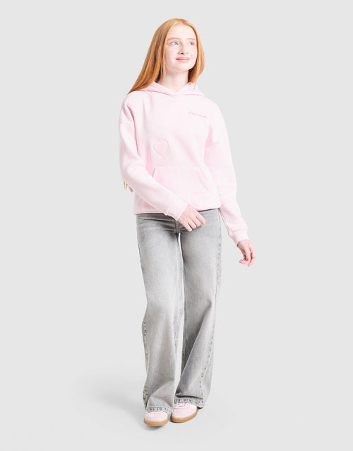 Girls' Heart Stitch Hoodie Junior