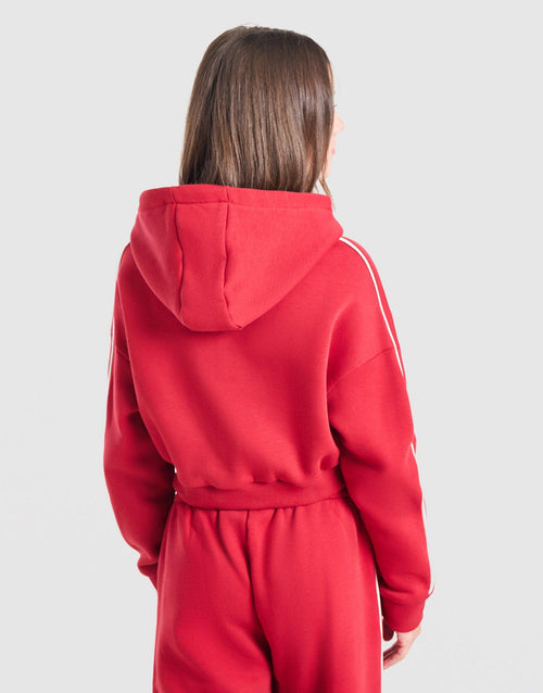 Girls' Swirl Cropped Hoodie Junior