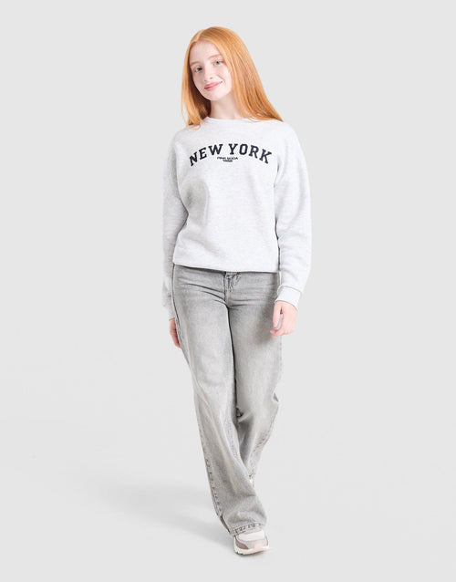 Girls' NY Crew Sweatshirt Junior