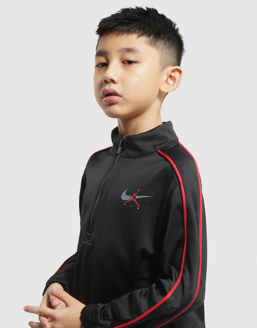 Poly 1/4 Zip Tracksuit Children