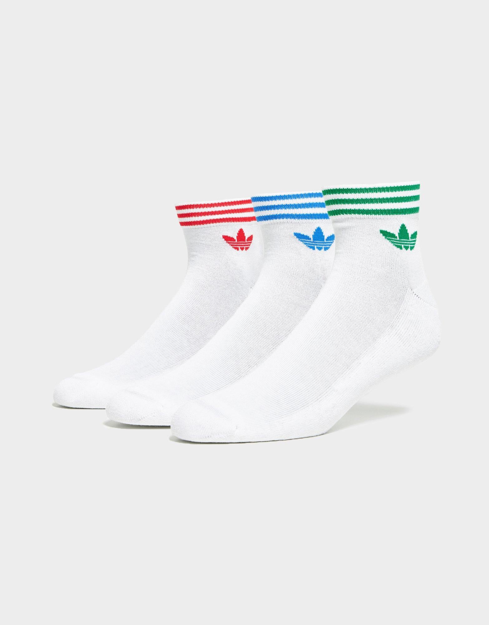 Island Club Trefoil Ankle Socks 3 Pairs