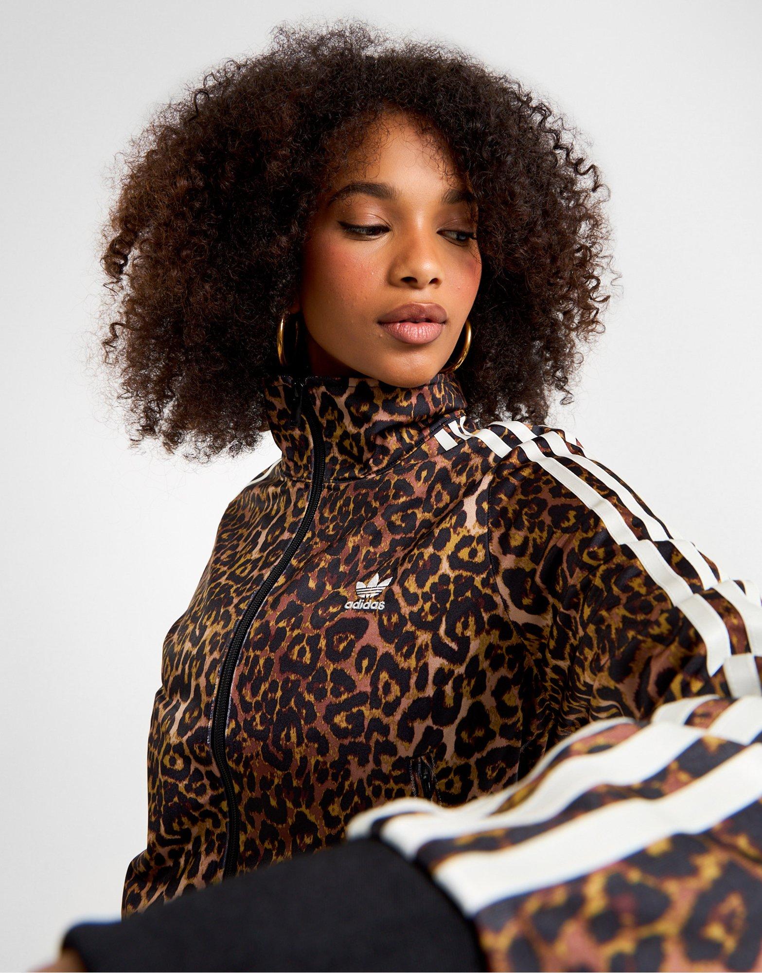 Firebird All Over Leopard Print Track Top