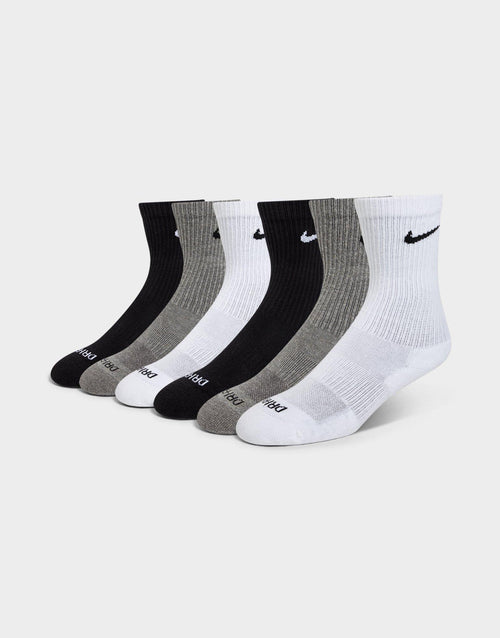 Everyday Plus Cushioned Training Crew Socks (6 Pairs)