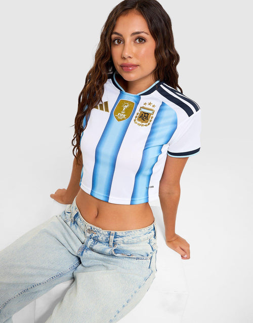 Argentina 26 Home Replica Cropped Jersey