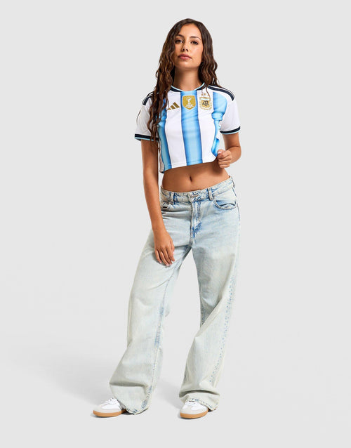 Argentina 26 Home Replica Cropped Jersey