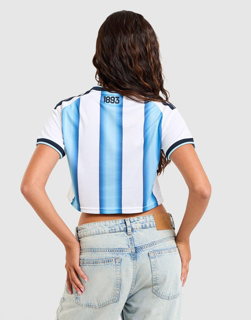 Argentina 26 Home Replica Cropped Jersey