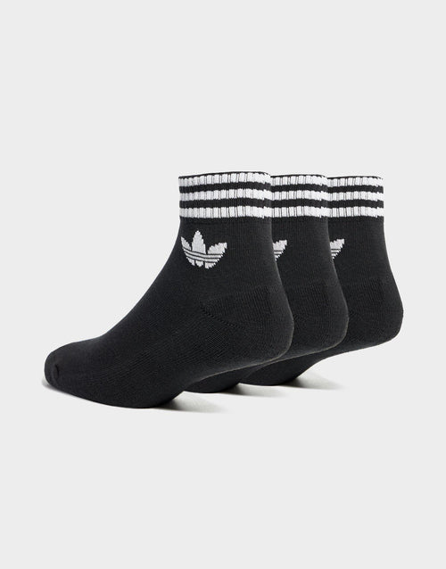 3-Stripes Ankle Socks 3 Pairs