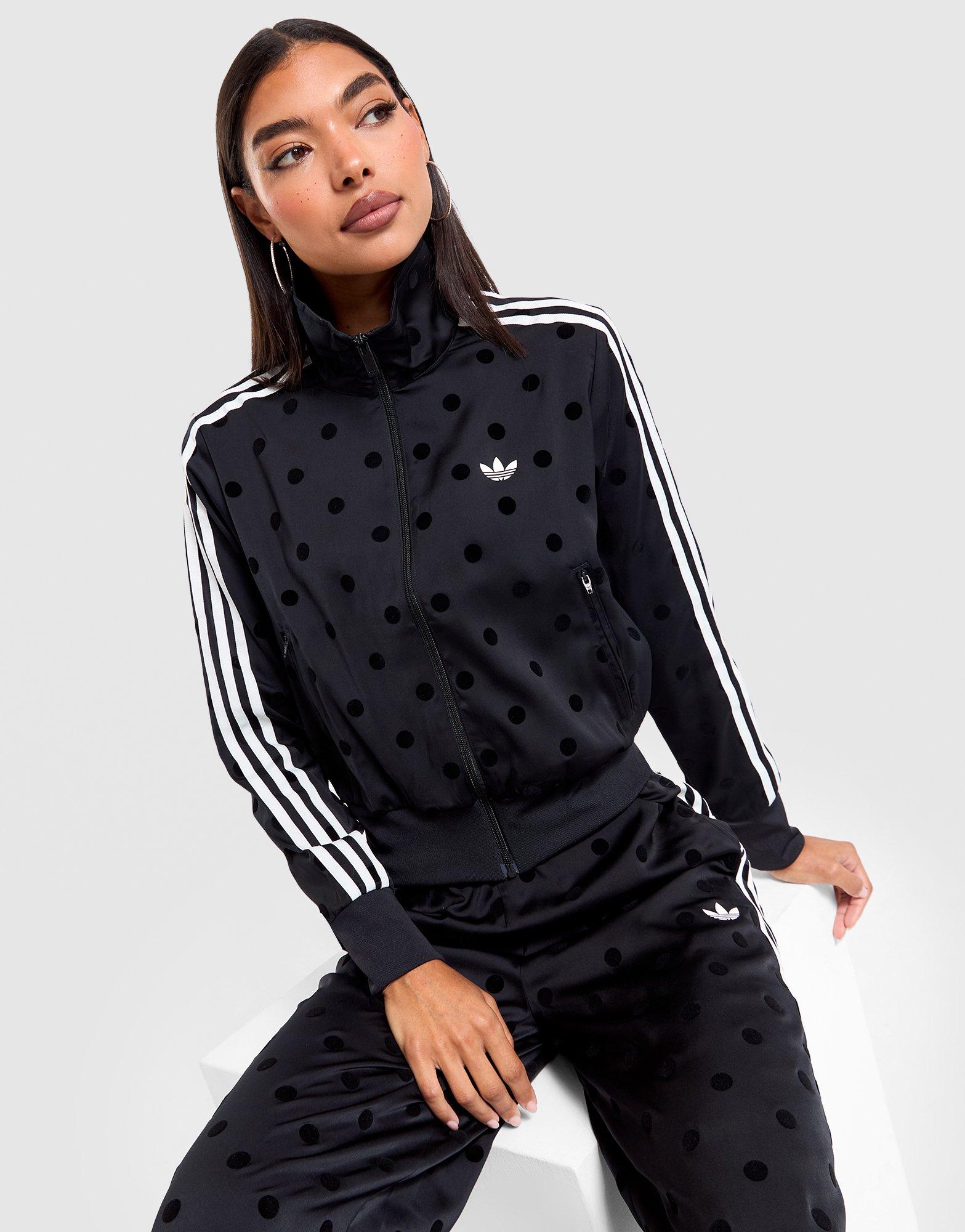 Black adidas Satin Polka Dots Track Top - JD Sports Malaysia